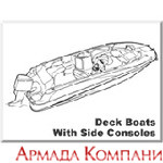 Тенты для катеров типа Deck Boats With Walk-Thru Windshields