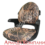 Капитанское кресло ELITE MOSSY OAK SHADOW GRASS (винил)