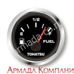 Fuel Gauge 2" Diameter Black