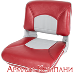 Profile Guide Series Boat Seat (Red/Gray Perf)