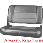 31" Folding Boat Bench Seat (Black/Charcoal)