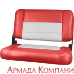 31" Folding Boat Bench Seat (Red/Gray)
