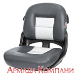Fisherman's Armless Low-Back Helm Seat (Charcoal/Gray)
