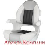 Probax Captain's Boat Seat (White/Gray/Carbon)