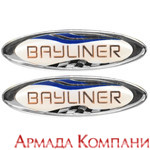 Стикер-логотип для Bayliner 3 1.2 x 1 Silver (пара)