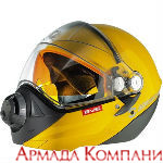 Шлем BV2s Ski Doo для снегохода, желтый