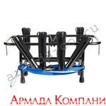 JET SKI FISHING RACK 6 ROD HOLDERS DESIGNED FOR YETI 45 & ICY-TEK"S FROSTBITE 48 COOLERS