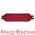 Кранец виниловый, надувной Hull Gard, красный, (размер 6-1.2 x 23)