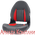 Probax Orthopedic Limited Edition Boat Seat (Charcoal/Orange/Carbon)