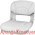 Сиденье всепогодное низкопрофильное со сменными подушками, белое