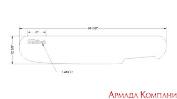 Нескользящее палубное покрытие для катера Bayliner Capri 1850 LX