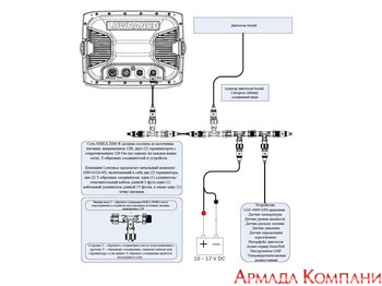 Кабель интерфейсный Lowrance NMEA для двигателей Suzuki DF15-300 (2013-н.в.)