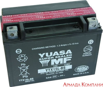 Аккумулятор Yuasa YTX14L-BS