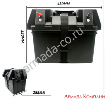 Аккумуляторный ящик для АКБ - 12 Вольт (с USB разъемами)