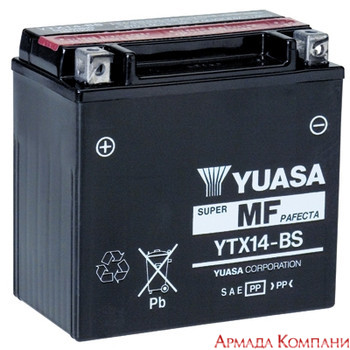 Аккумулятор Yuasa YT14B-BS (YT14-B4)