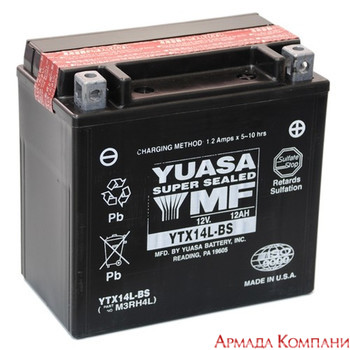 Аккумулятор Yuasa YTX14AHL-BS