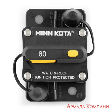 Тепловое реле-прерыватель Minn Kota MKR-27 (12-24-36-48В), 60 Амп.