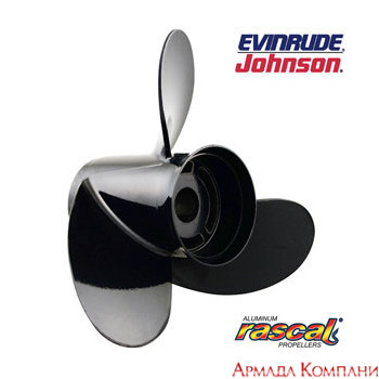 Винт для Johnson/Evinrude алюминиевый Hustler (диаметр 10 1/8 х шаг 13), R3-1013