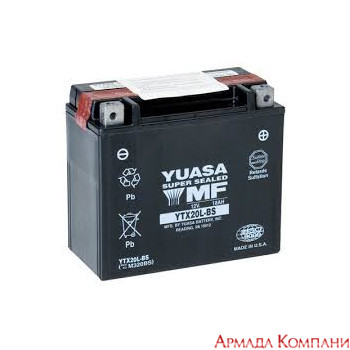 Аккумулятор Yuasa YTX20L-BS (необслуживаемый)