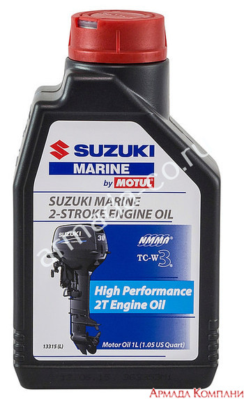 Масло Suzuki Marine 2T, TC-W3, 1 л