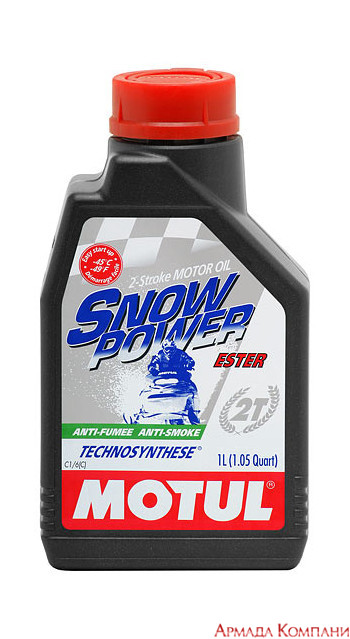 Моторное масло MOTUL SnowPower 2T FL Technosynt, (1 литр)